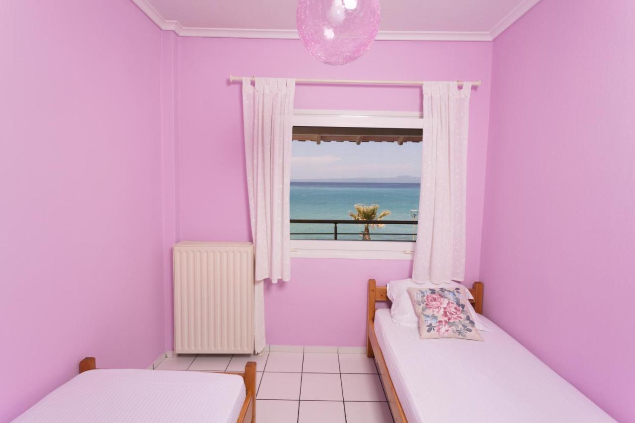 Eleni Rooms Pefkohori Exterior foto