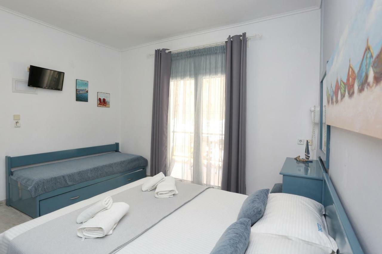 Eleni Rooms Pefkohori Exterior foto
