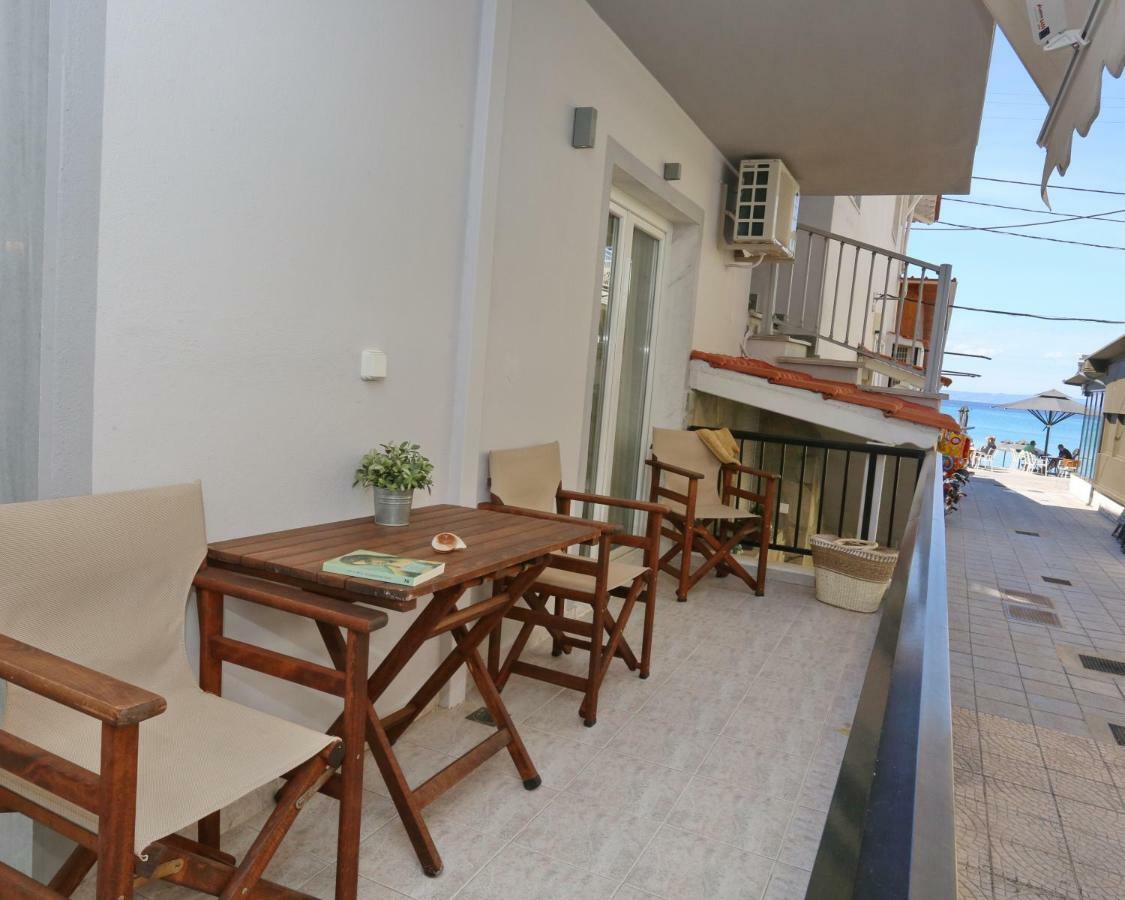 Eleni Rooms Pefkohori Exterior foto