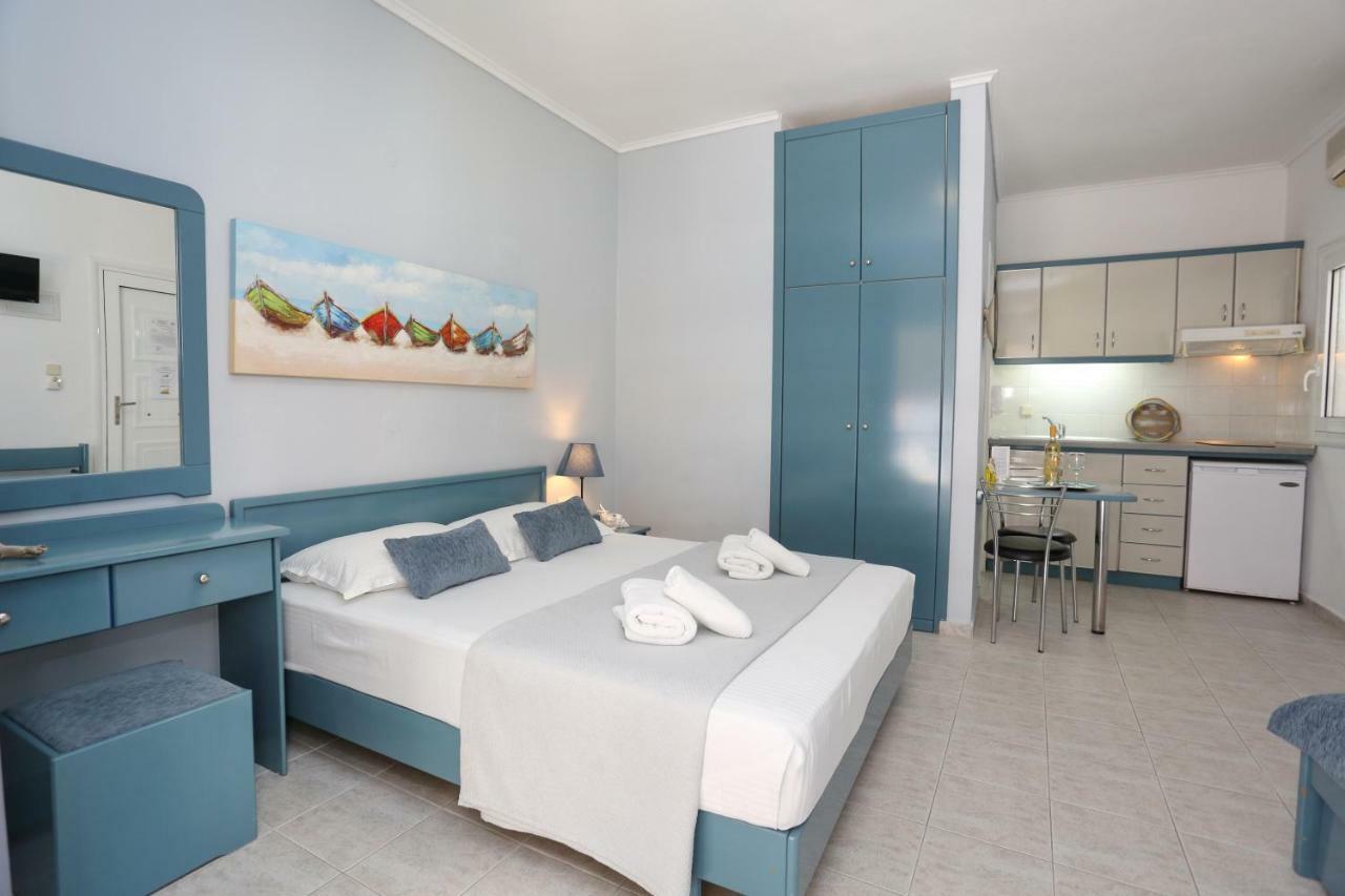 Eleni Rooms Pefkohori Exterior foto