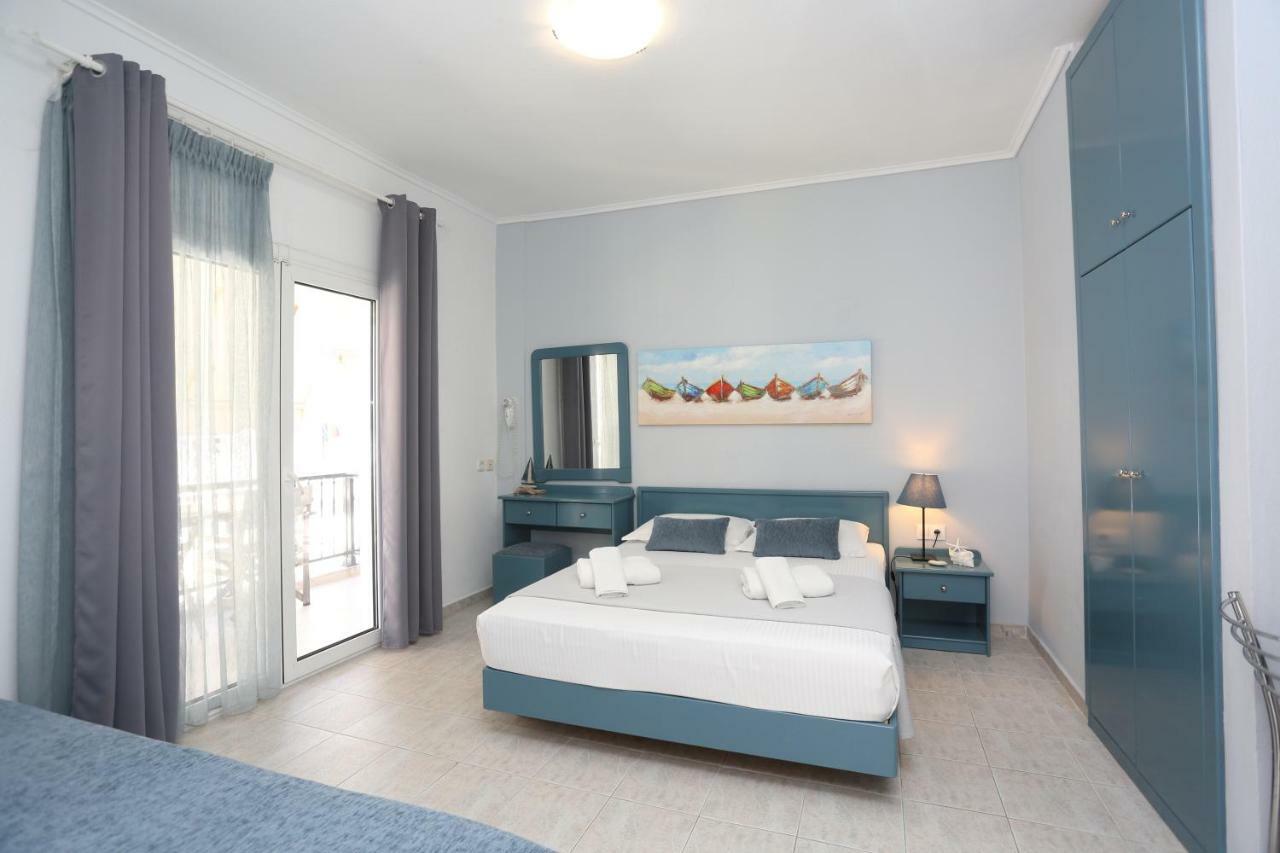 Eleni Rooms Pefkohori Exterior foto